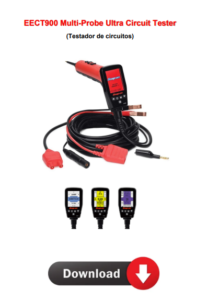 Multiprobe Sun para Diagnóstico Elétrico Automotivo, guia