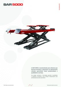 Catalogo para Rampa para Alinhamento Automotivo Sun SAR 5000